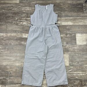 Carter’s Kids Striped Sleeveless Jumpsuit, Size 14